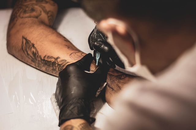 Detailed tattoo artwork